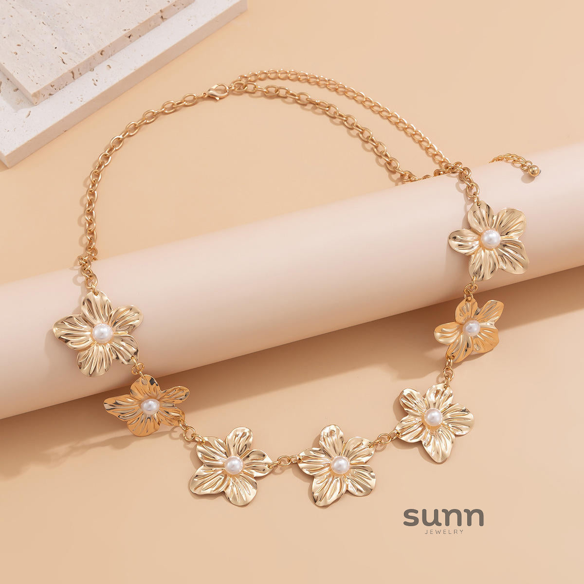 Anastazja Starfish Pearl Body Chain [I7Z1JUU0]