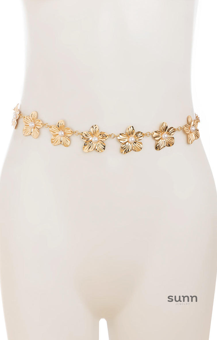 Anastazja Starfish Pearl Body Chain [7C0V0W7Y]