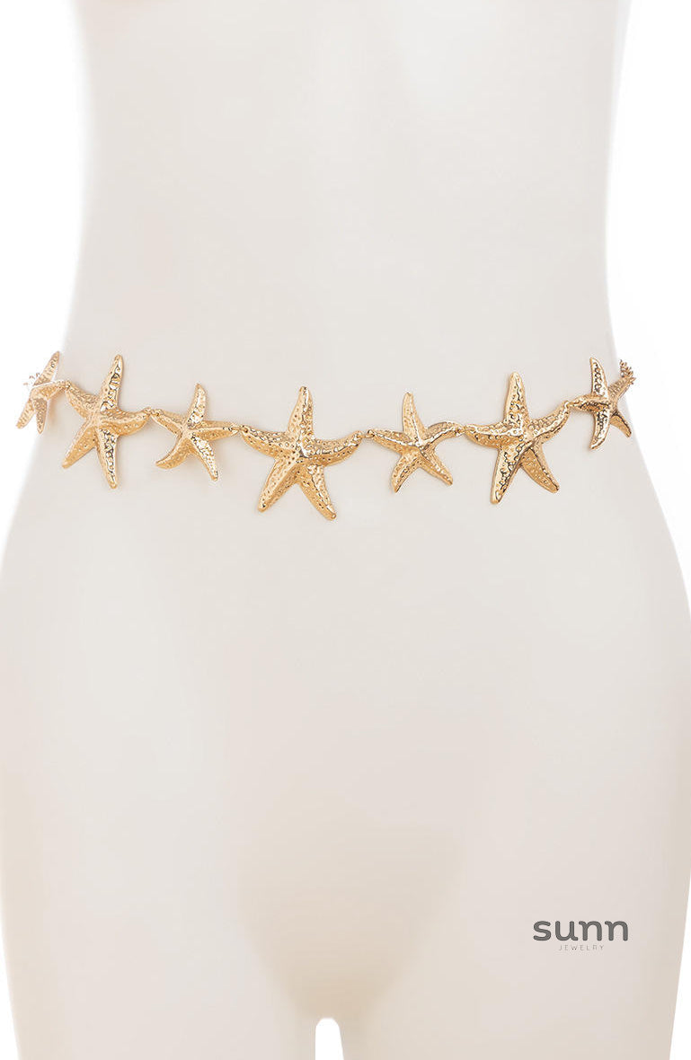 Anastazja Starfish Pearl Body Chain [UCL9FJTD]