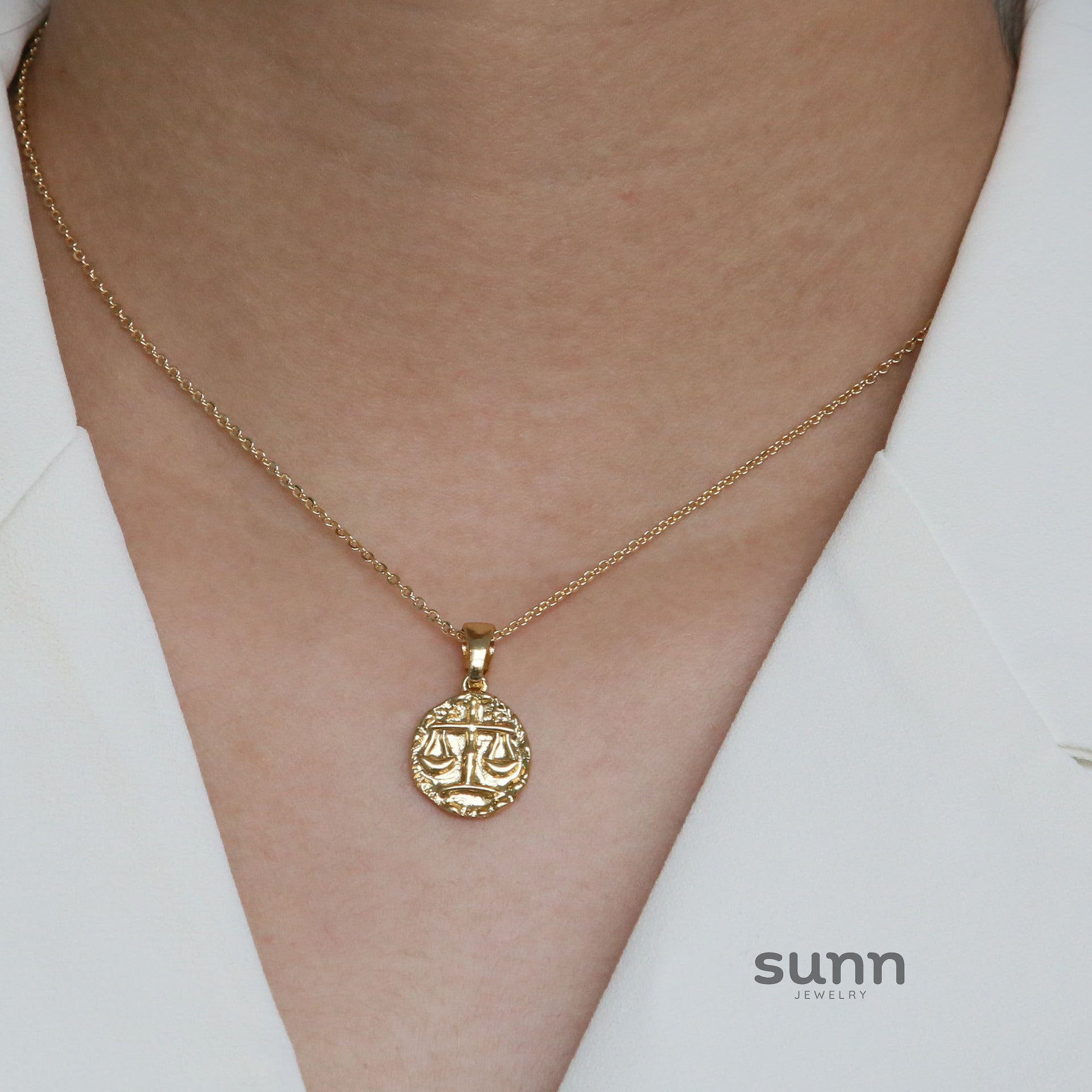 Anayah Zodiac Coin Necklace [OAGZB5OJ]
