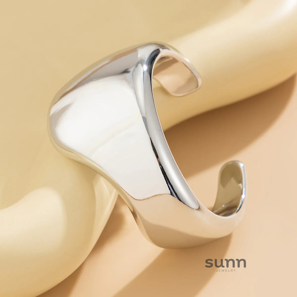 Anderson Irregular Wavy Cuff Bracelet