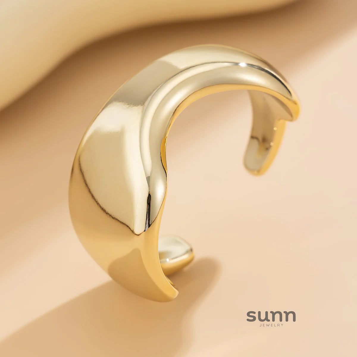 Anderson Irregular Wavy Cuff Bracelet