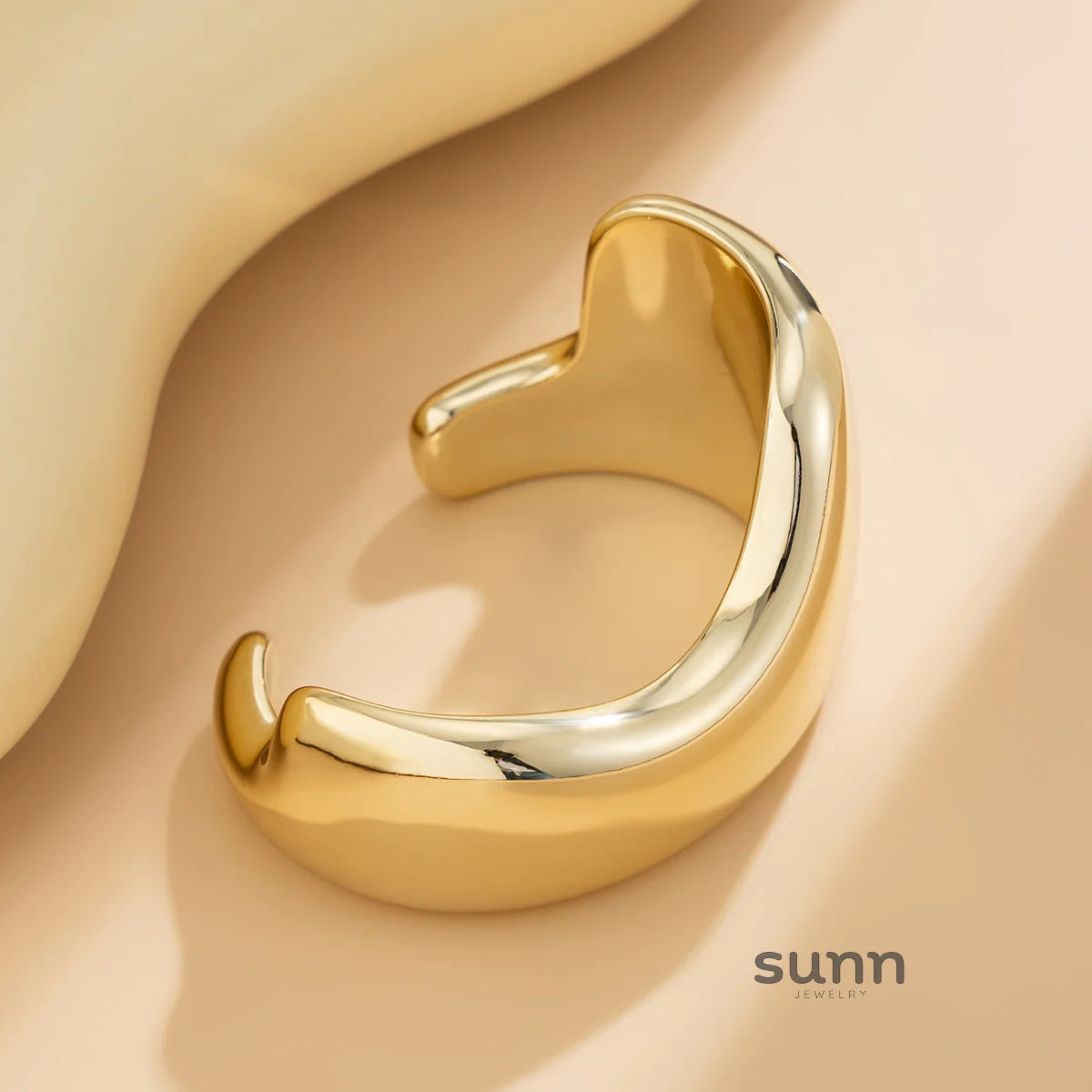 Anderson Irregular Wavy Cuff Bracelet