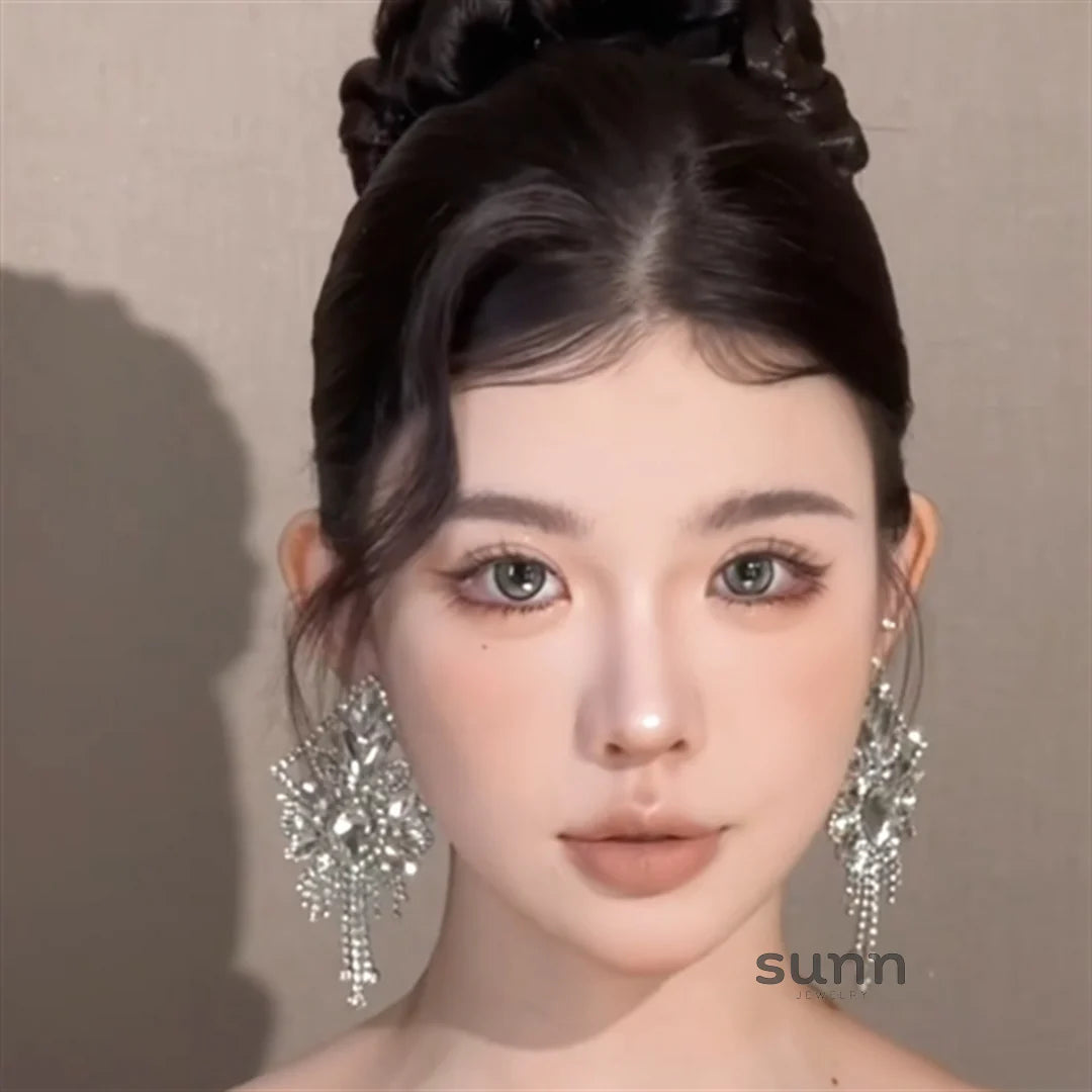 Anderson Sparkle Tassel Earrings