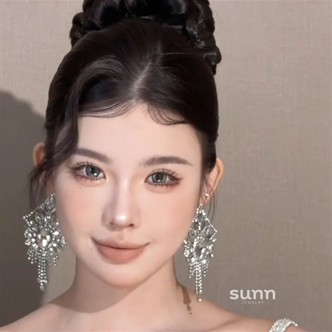 Anderson Sparkle Tassel Earrings