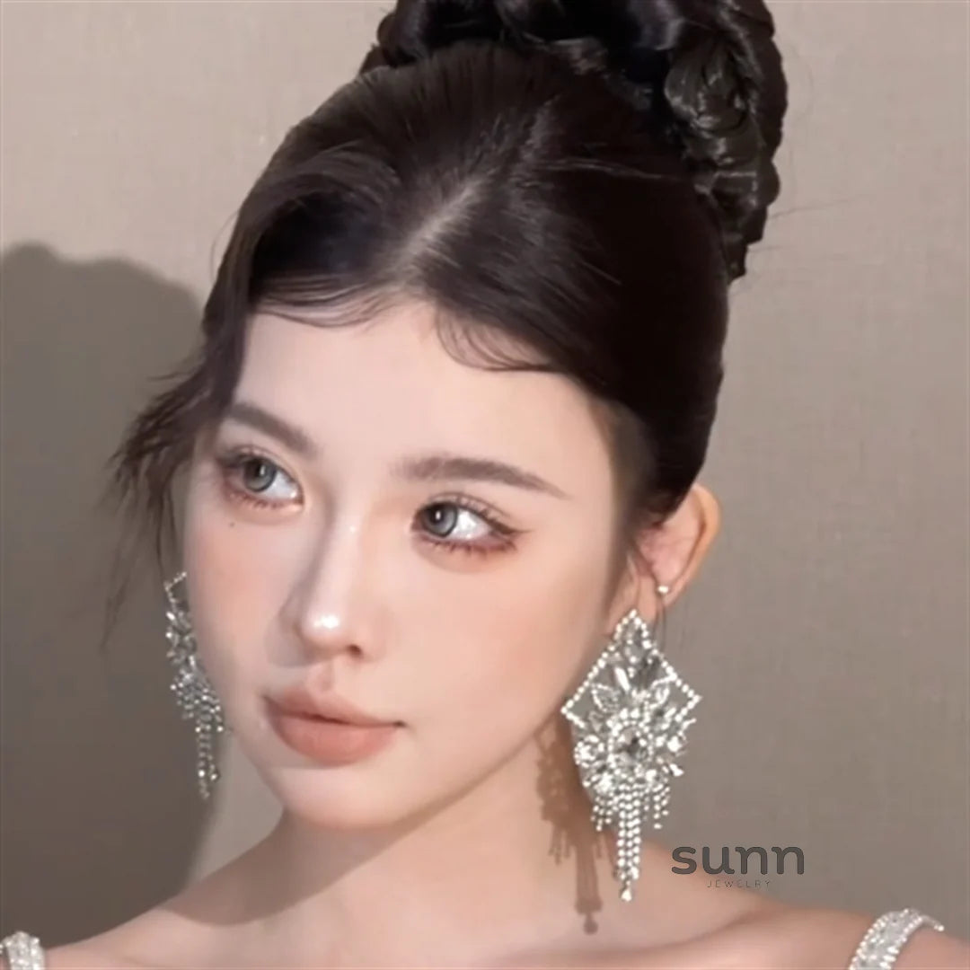 Anderson Sparkle Tassel Earrings