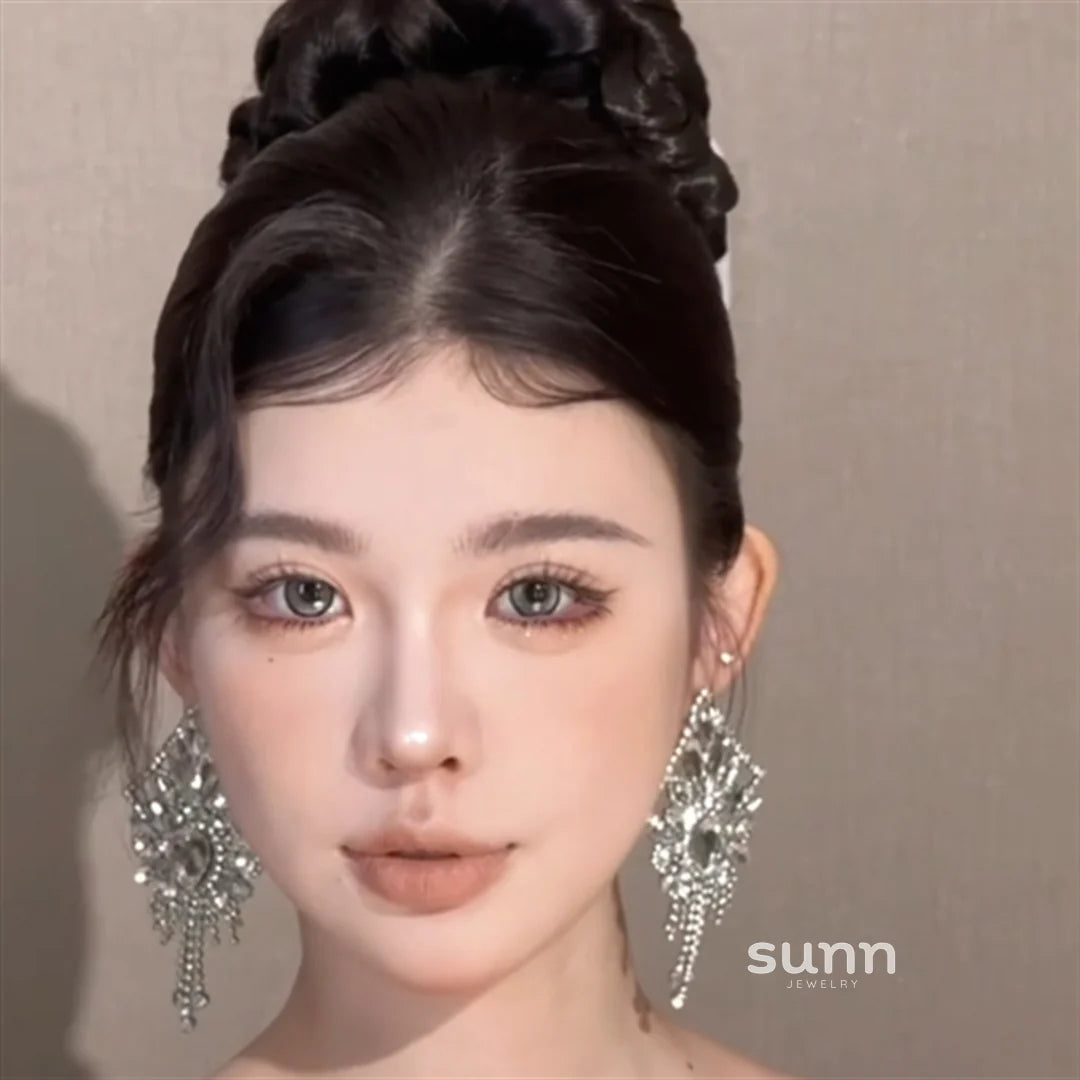 Anderson Sparkle Tassel Earrings