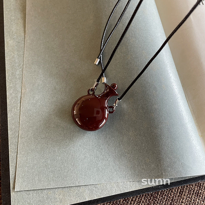 Andra Perfume Bottle Necklace [0RMMGWCG]