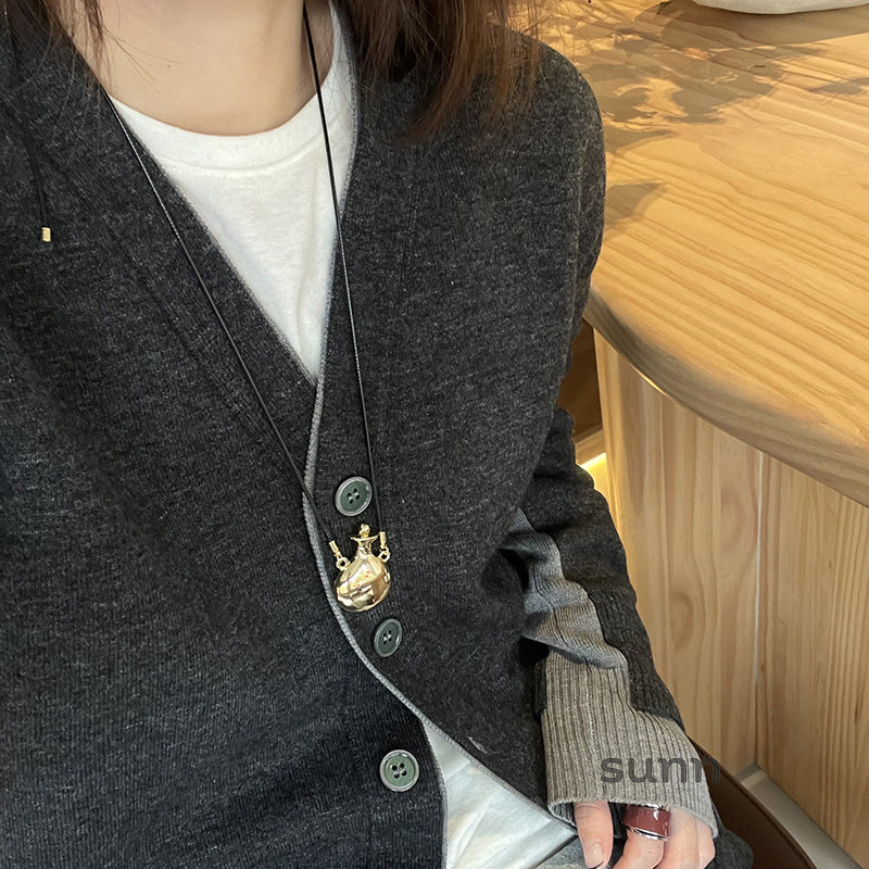 Andra Perfume Bottle Necklace [NVDH39OL]