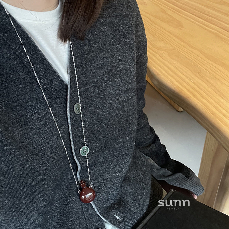 Andra Perfume Bottle Necklace [R1LJ4XJK]