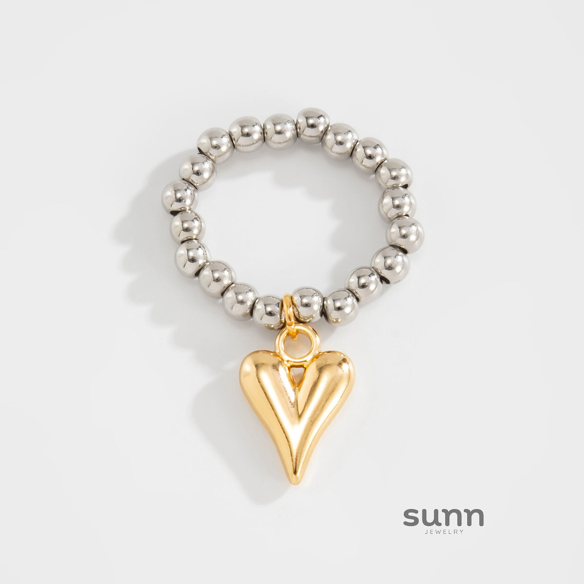 Andromeda Beaded Heart Bracelet [FQY8UHQB]