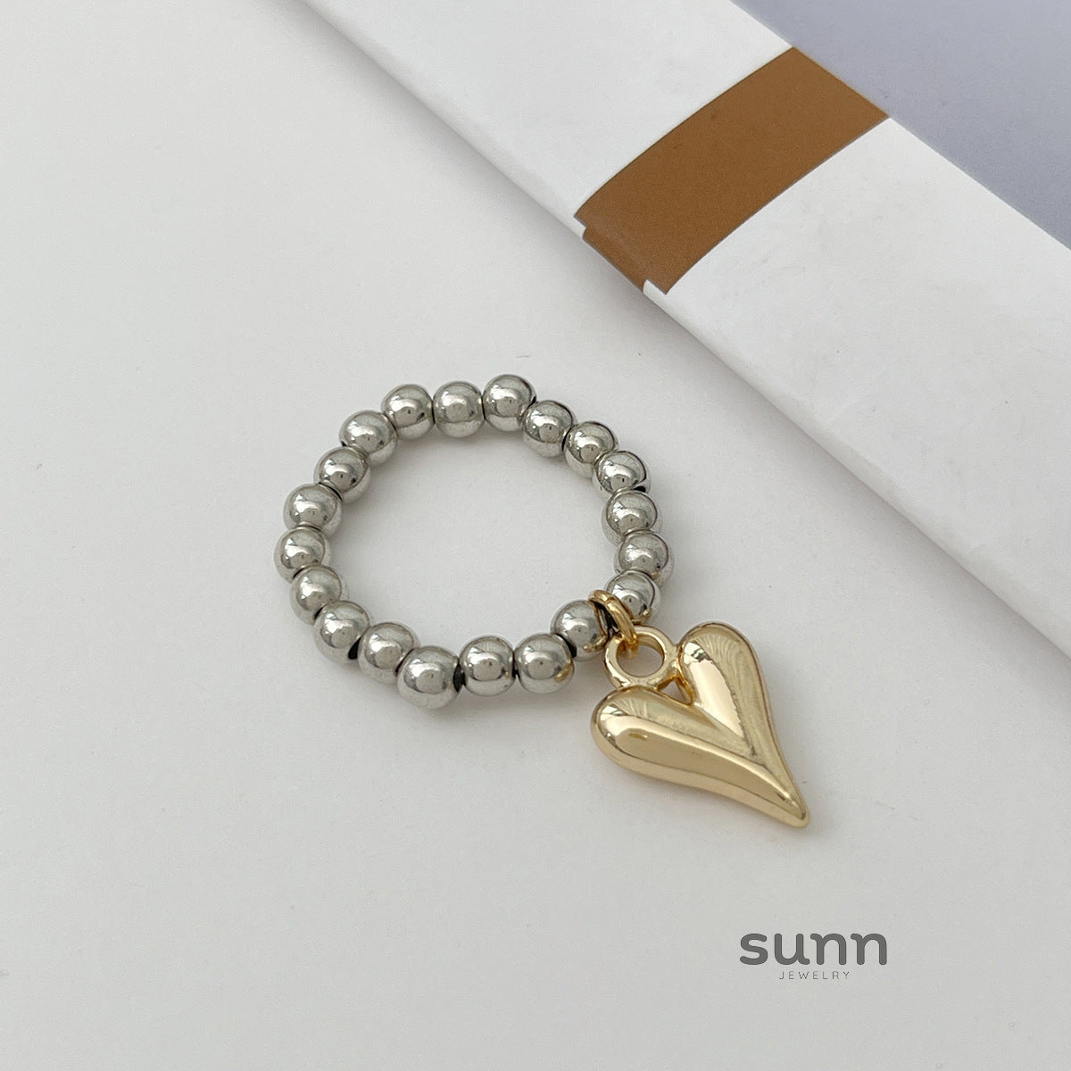 Andromeda Beaded Heart Bracelet [2PUFQMC7]