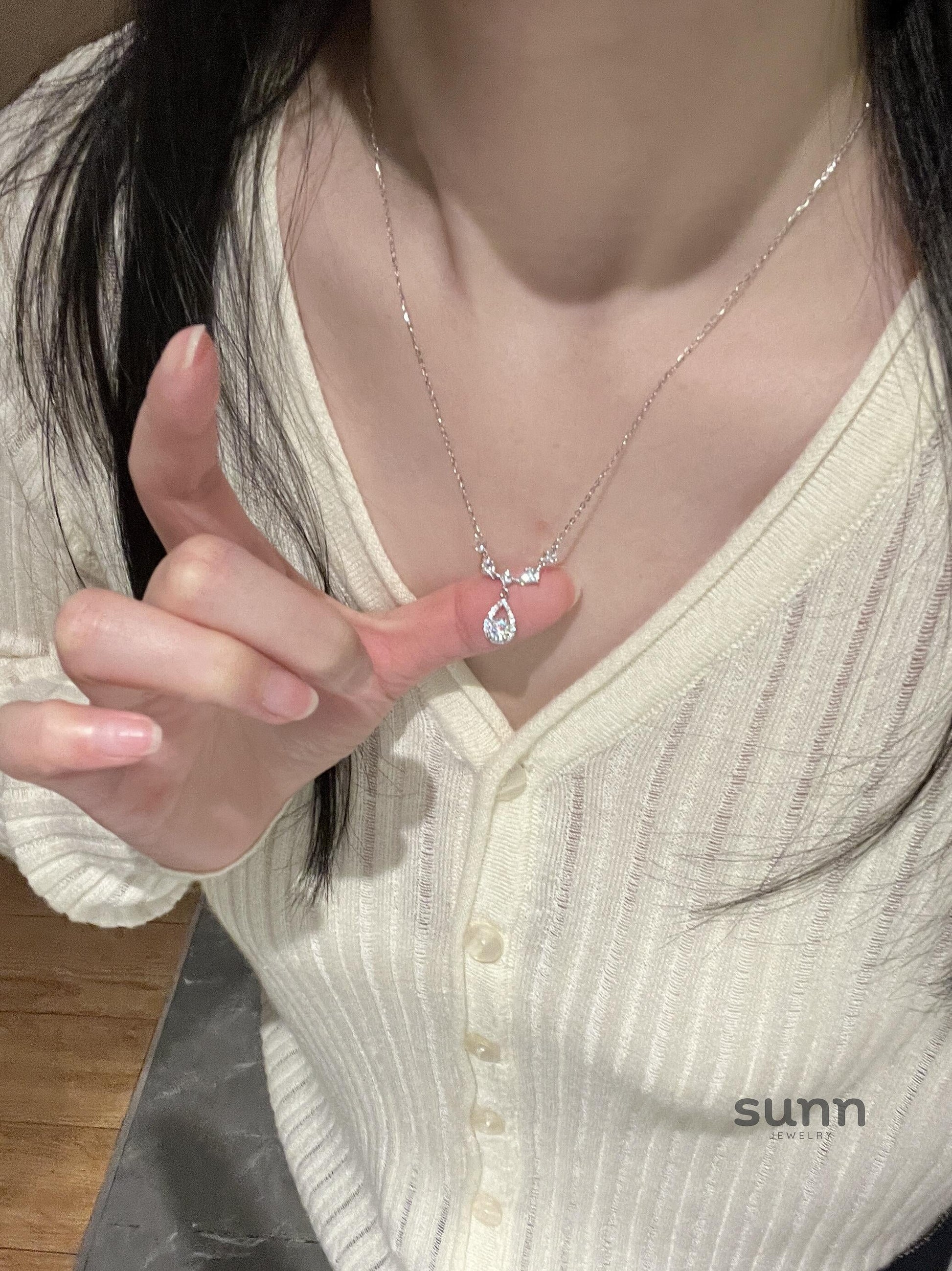 Anela Celestial Drop Necklace