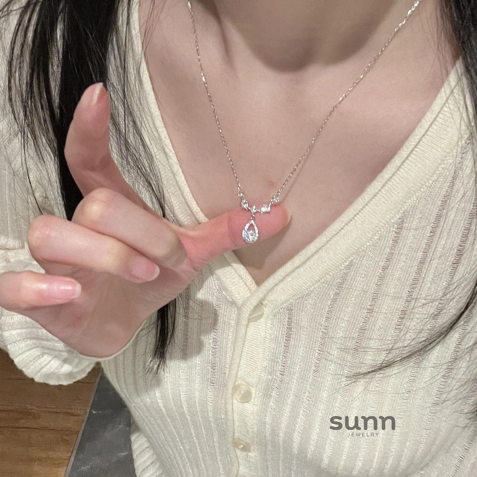 Anela Celestial Drop Necklace