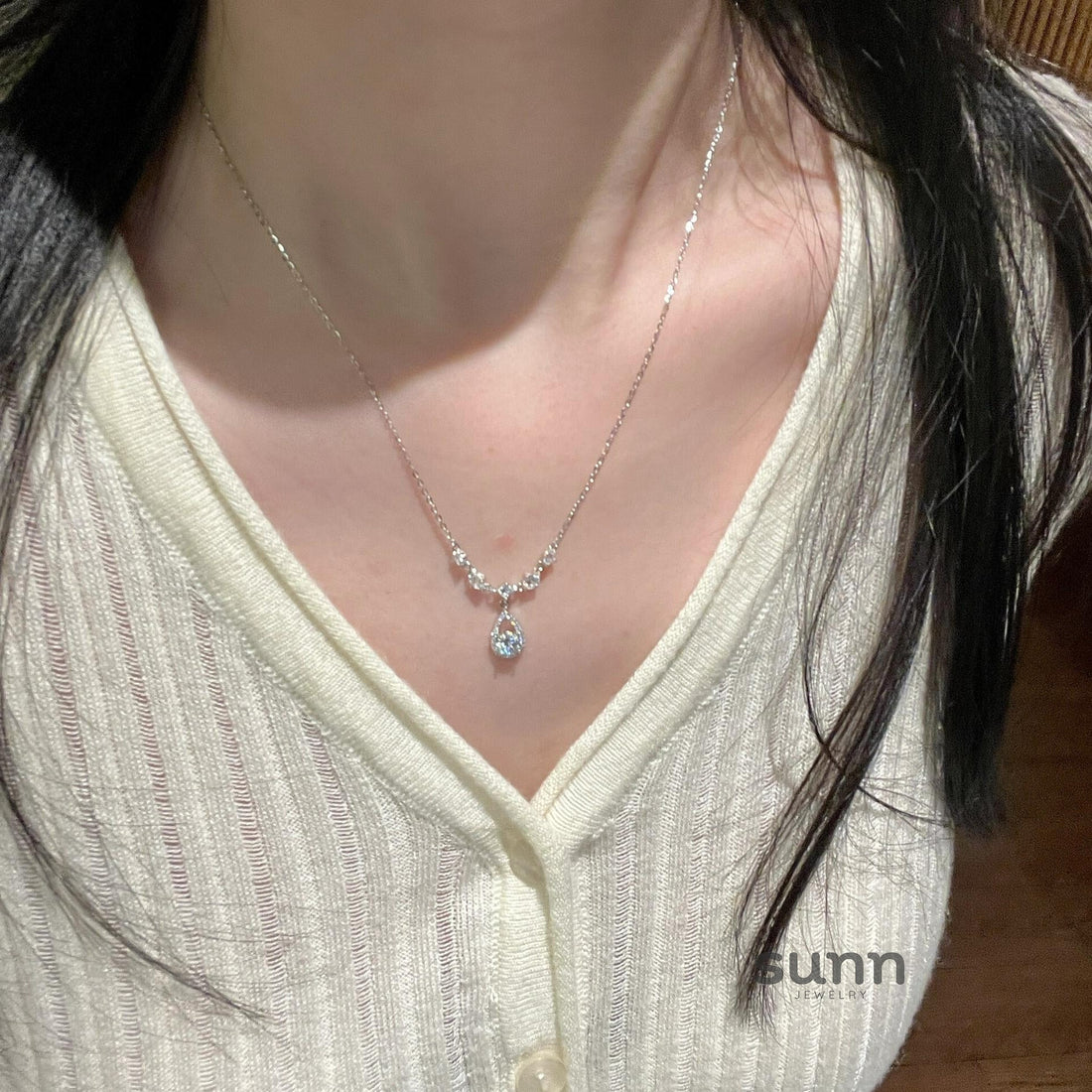 Anela Celestial Drop Necklace