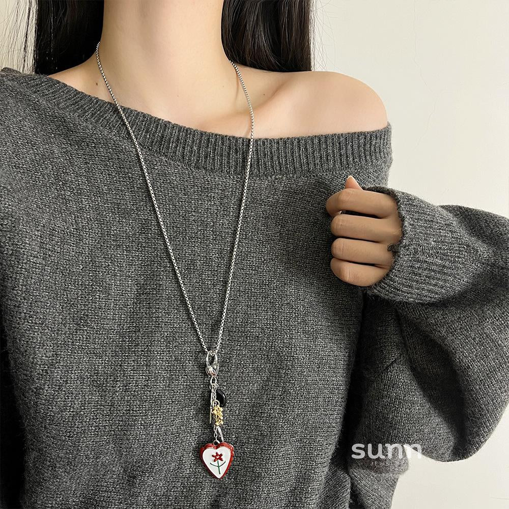 Angel Blossom Pendant Necklace [N4FJGQ56]