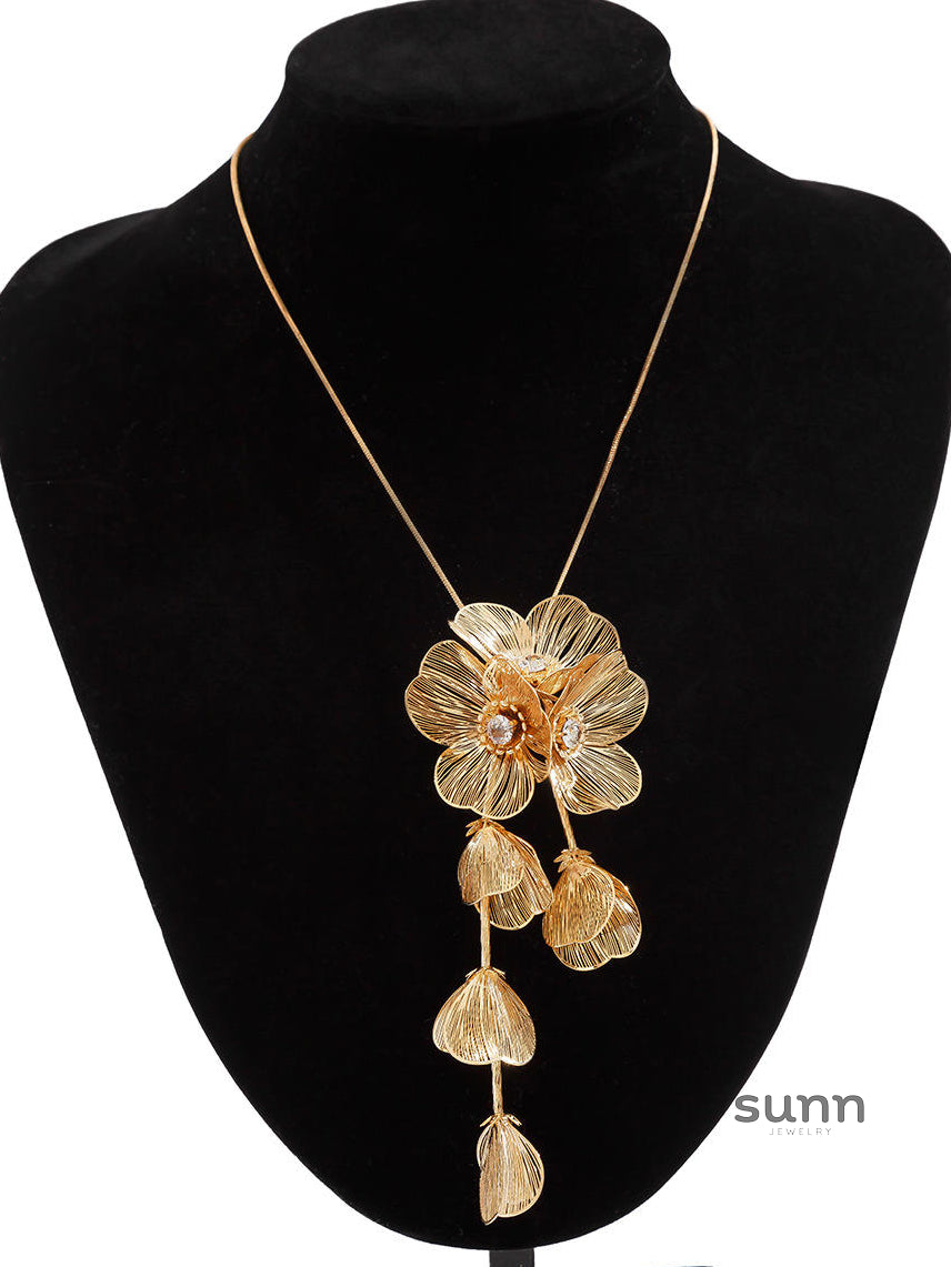 Angelica Ginkgo Blossom Necklace [UYBZVNRY]