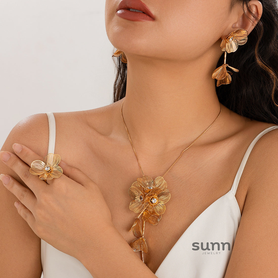 Angelica Ginkgo Blossom Necklace [XOJ0U9SR]