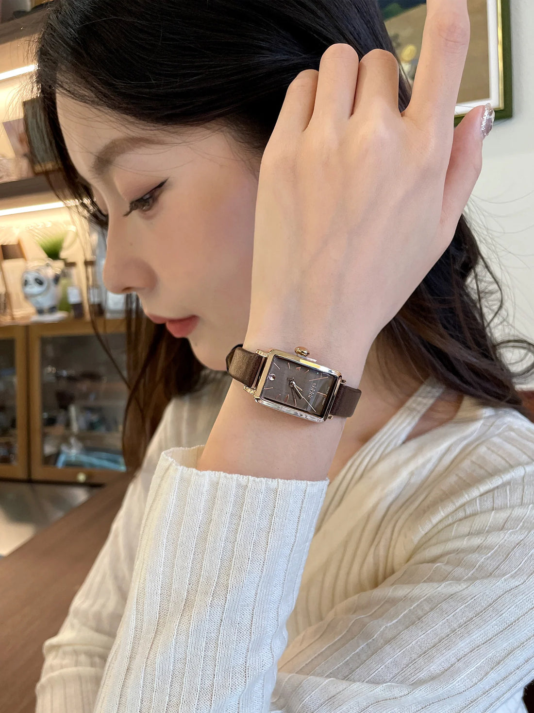 Angelica Vintage Leather Watch