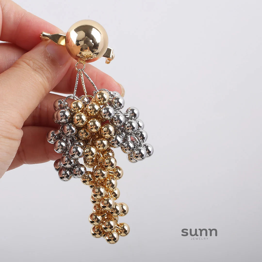 Angelina Grape Cluster Brooch