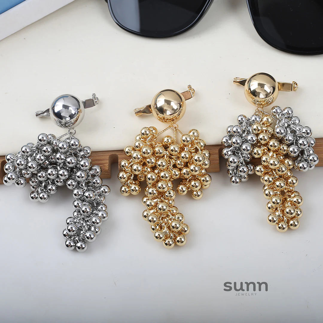 Angelina Grape Cluster Brooch