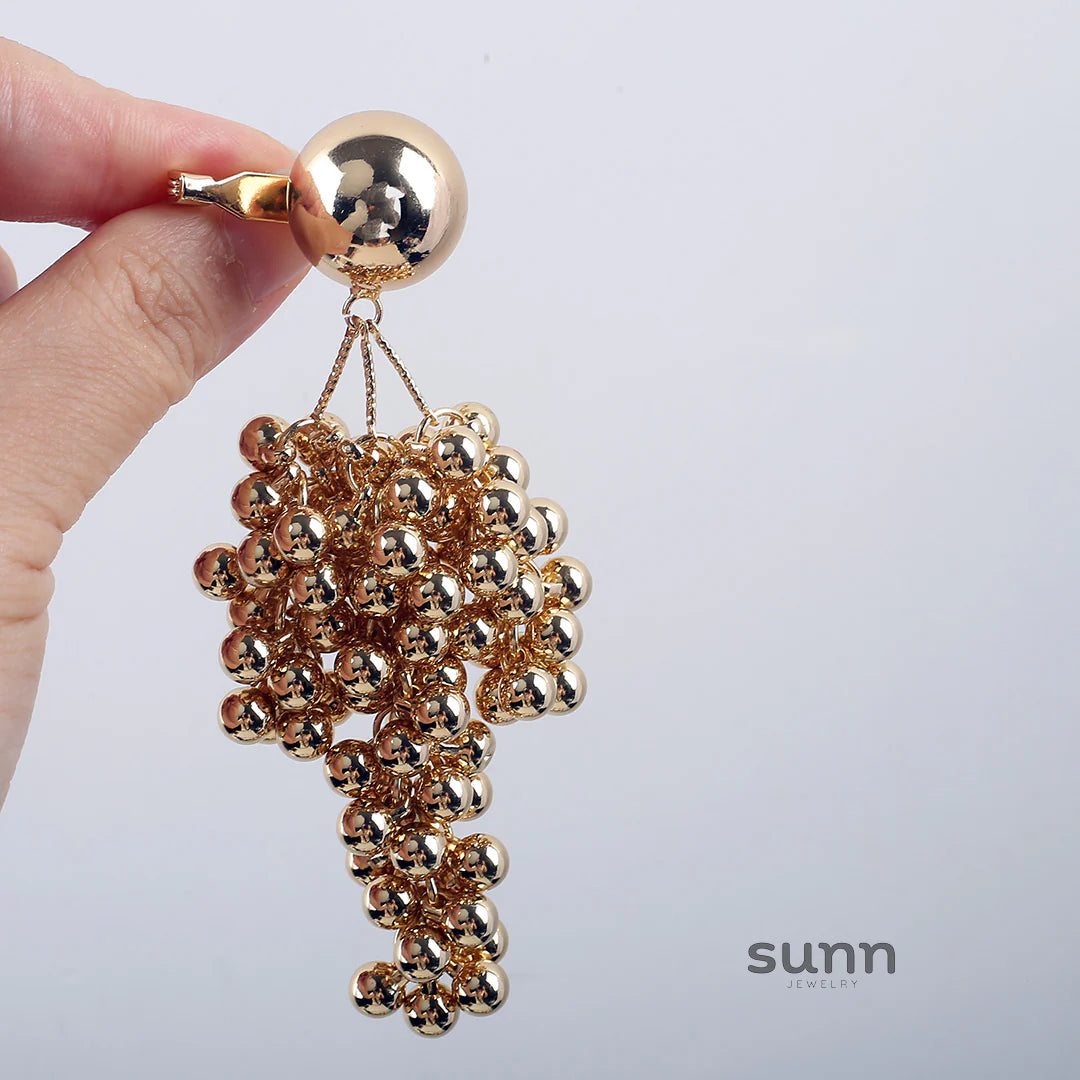 Angelina Grape Cluster Brooch
