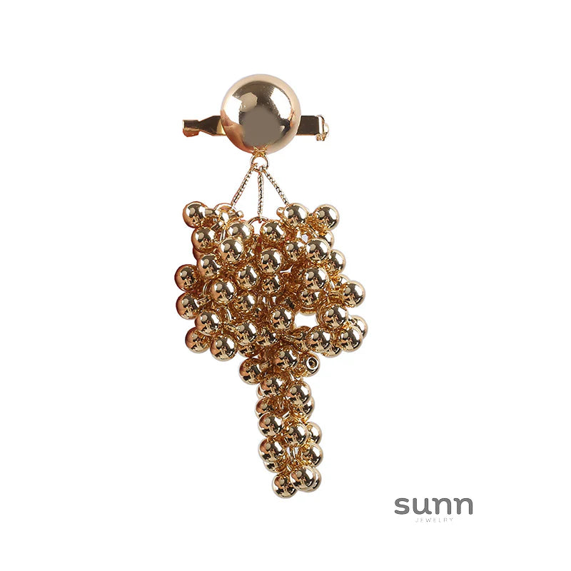 Angelina Grape Cluster Brooch