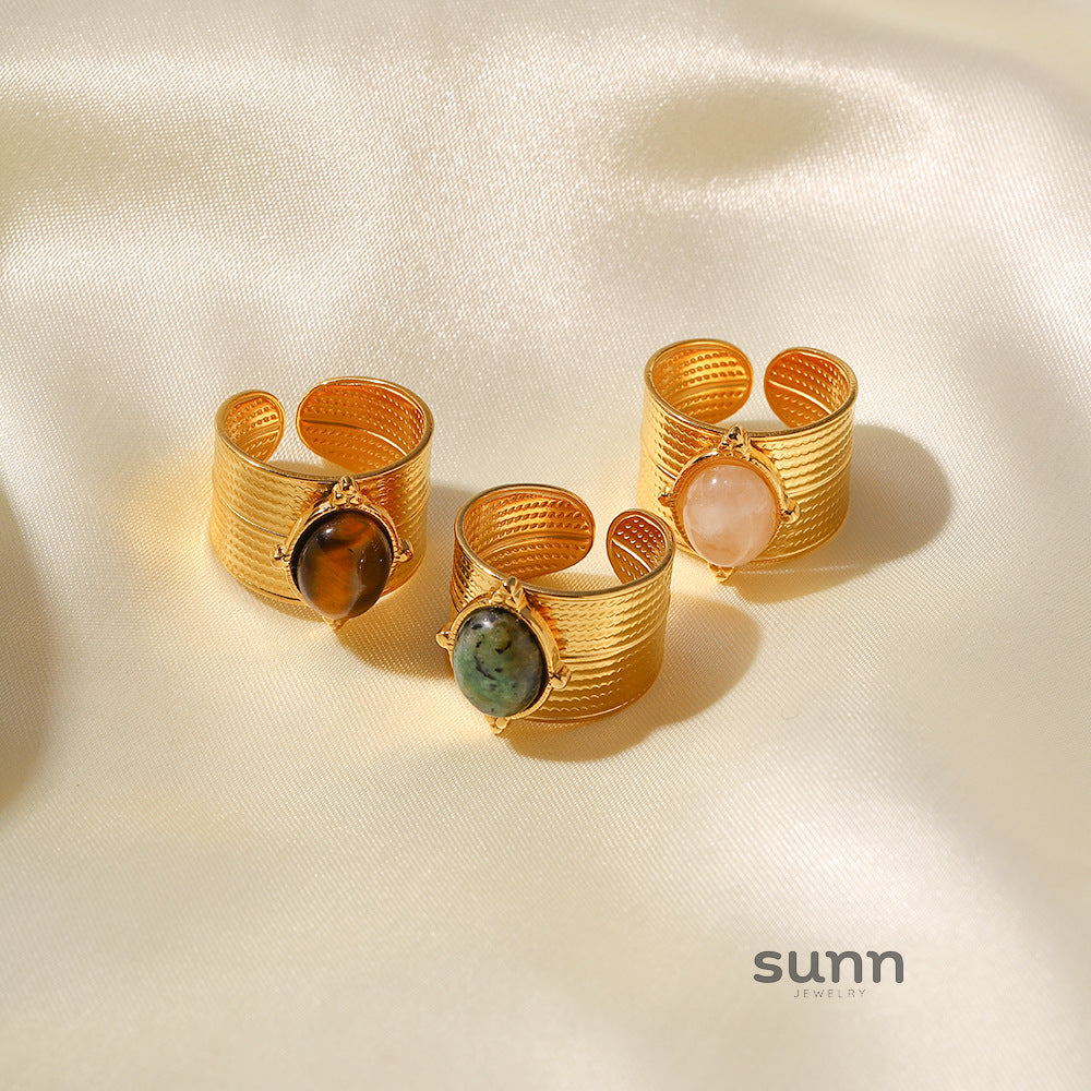 Angelique Adjustable Stone Ring [K30G1QQO]