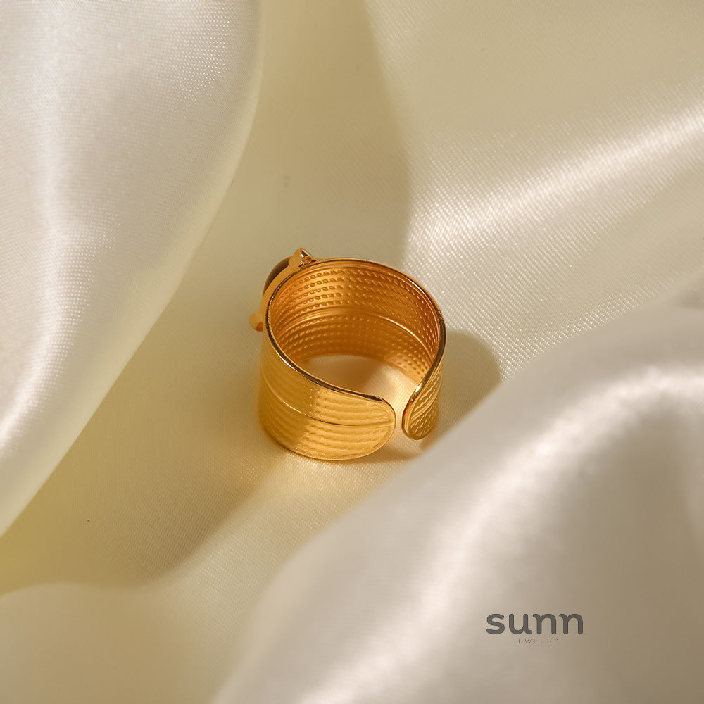 Angelique Adjustable Stone Ring [I604CD79]