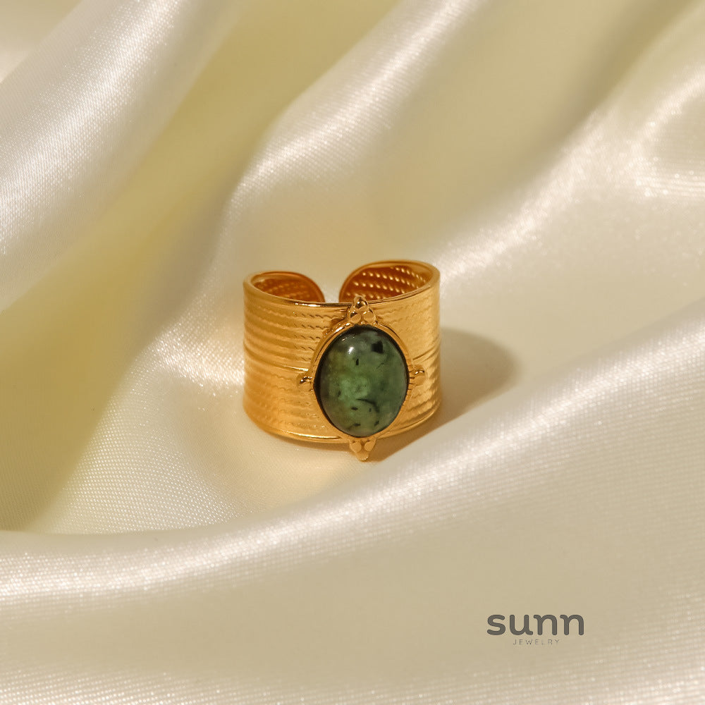 Angelique Adjustable Stone Ring [XFGK1R0V]