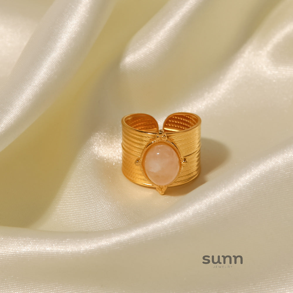 Angelique Adjustable Stone Ring [7C1K47ZB]