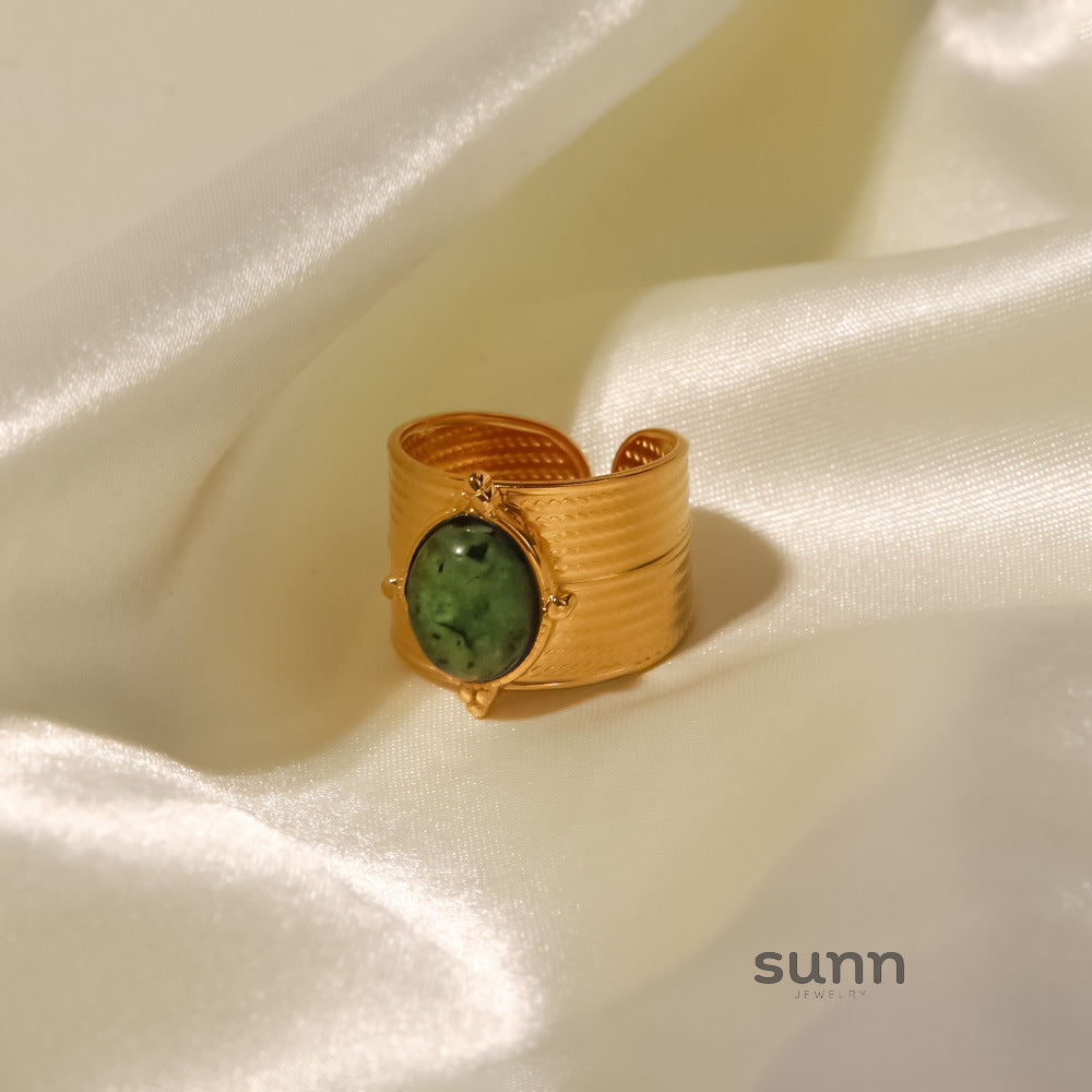 Angelique Adjustable Stone Ring [U9JRV6NL]
