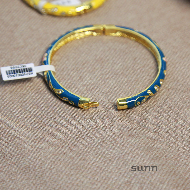 Angelique Floral Enamel Bangle [S70LCVJZ]