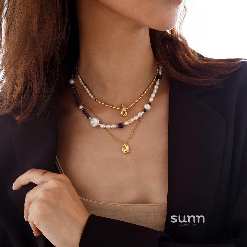 Angelise Baroque Pearl Necklace [FUL68LOY]
