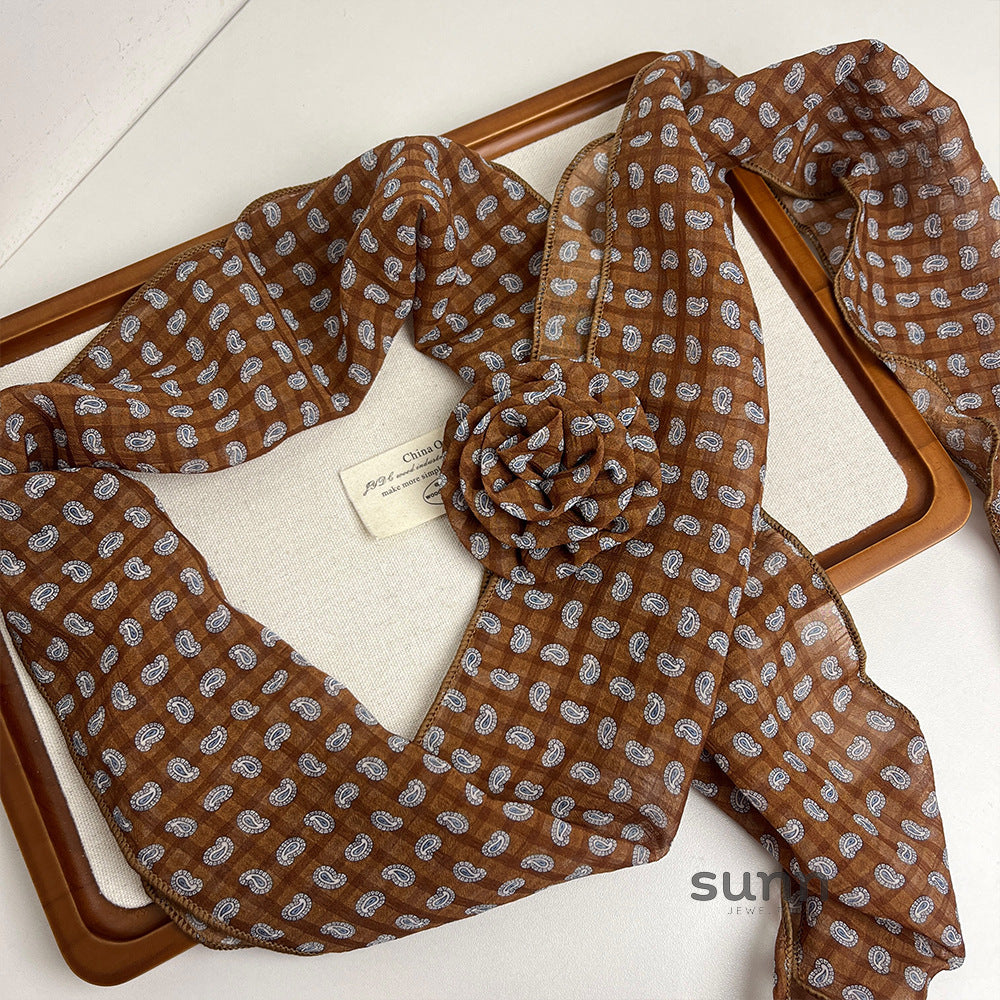 Ania Polka Dot Triangular Scarf [K4E3XNF3]
