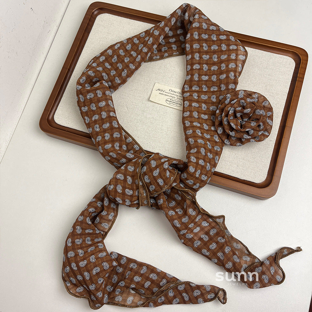 Ania Polka Dot Triangular Scarf [4BDU1BND]