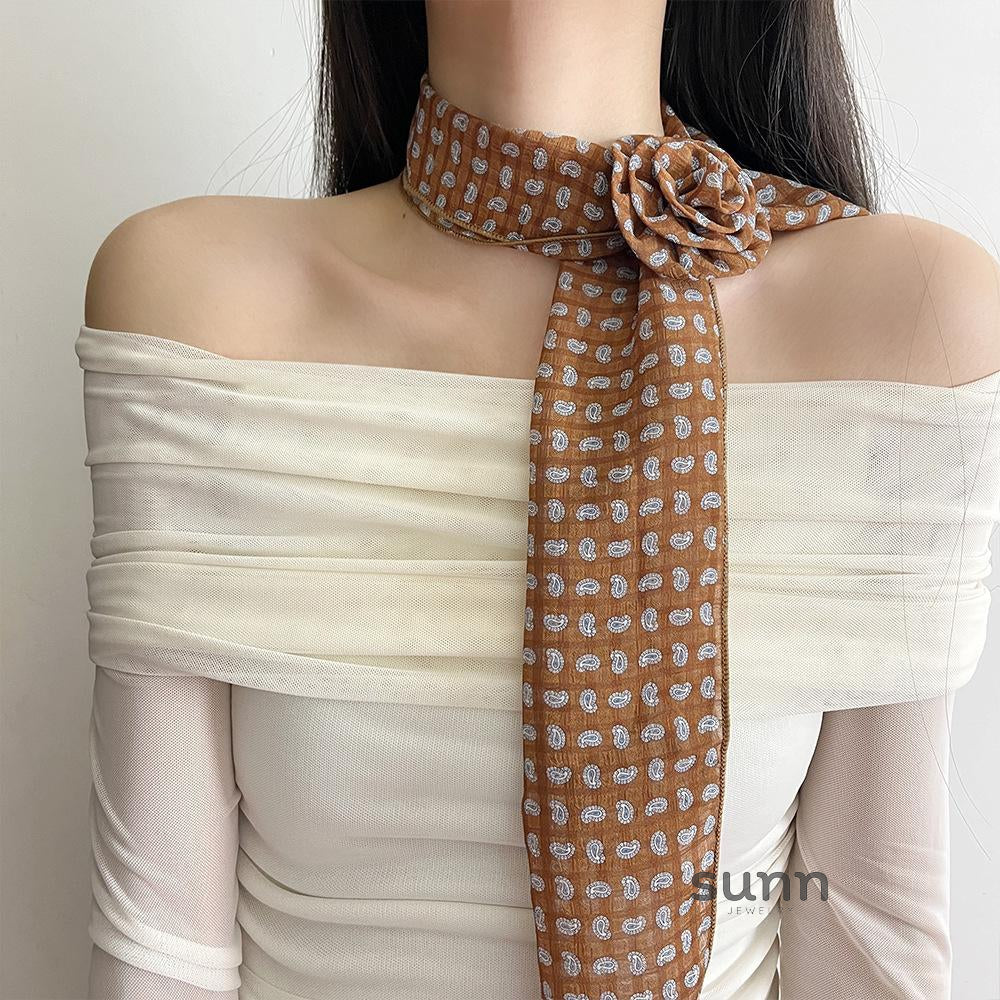Ania Polka Dot Triangular Scarf [9XQT815G]