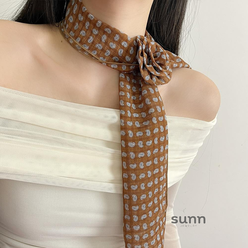 Ania Polka Dot Triangular Scarf [QIRKAL0S]