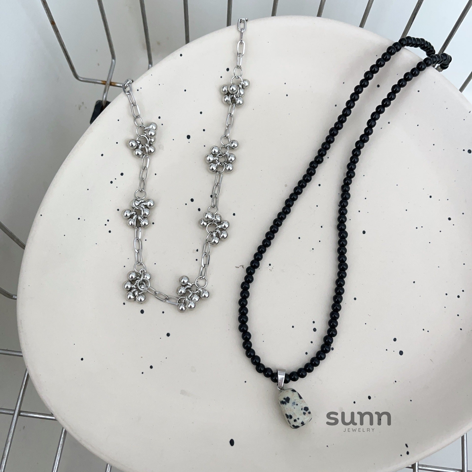 Anita Grape Pearl Choker [LSQTL49B]