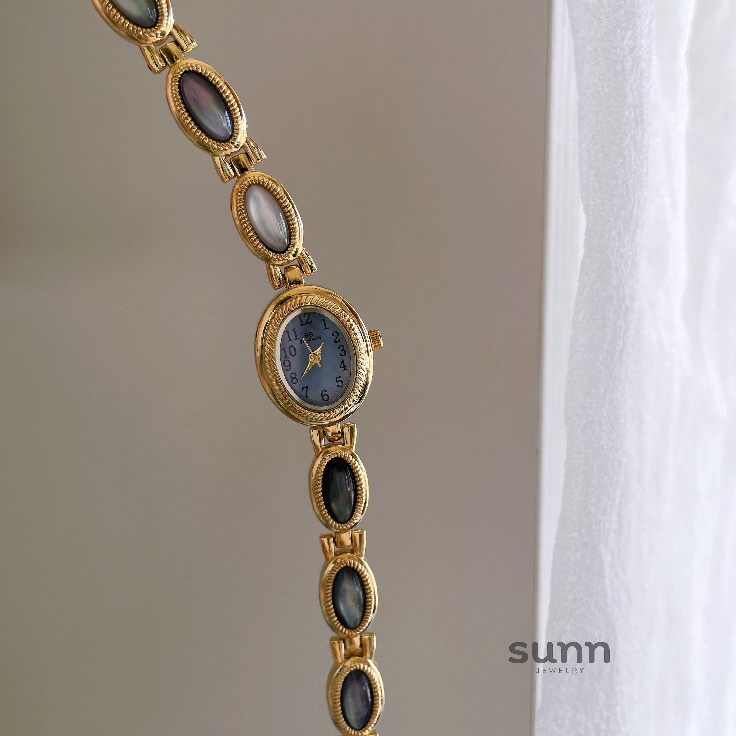 Aniya Mist Pearl Bracelet Watch [HZMF9PXC]
