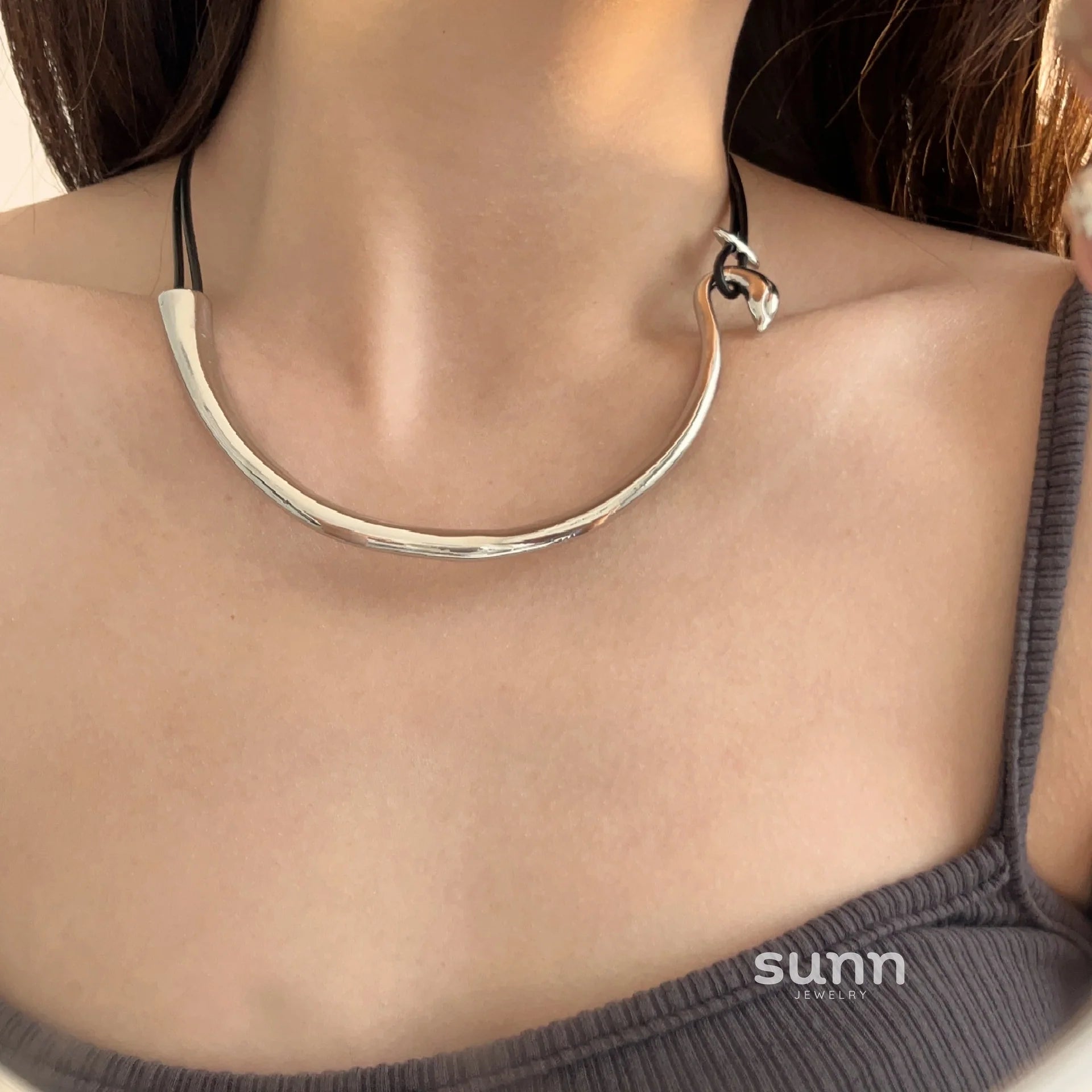 Aniya Silver Bird Necklace