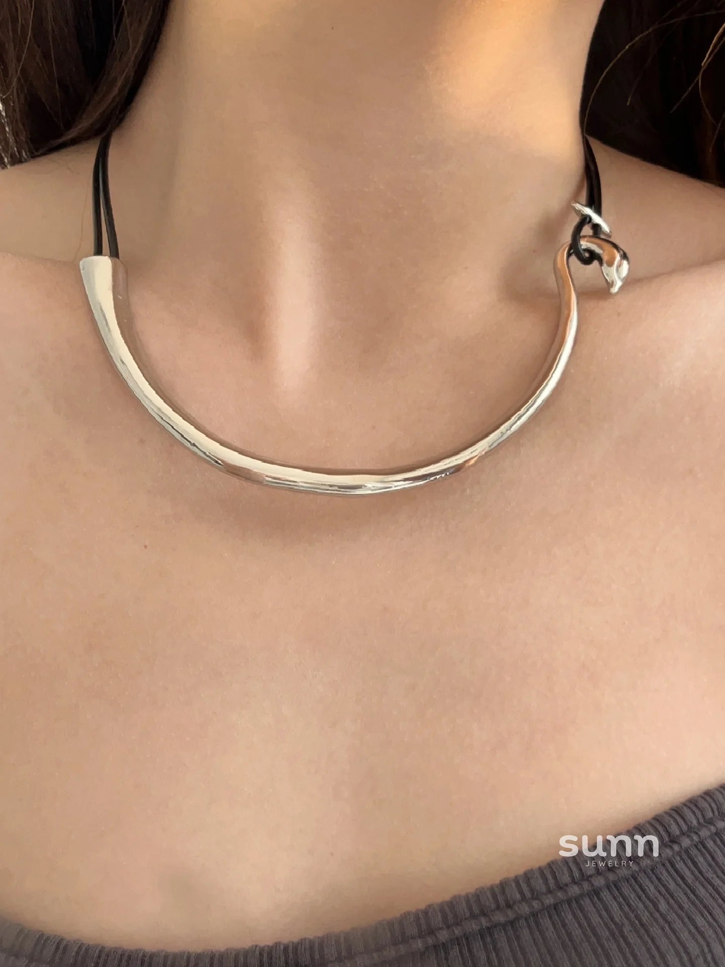Aniya Silver Bird Necklace