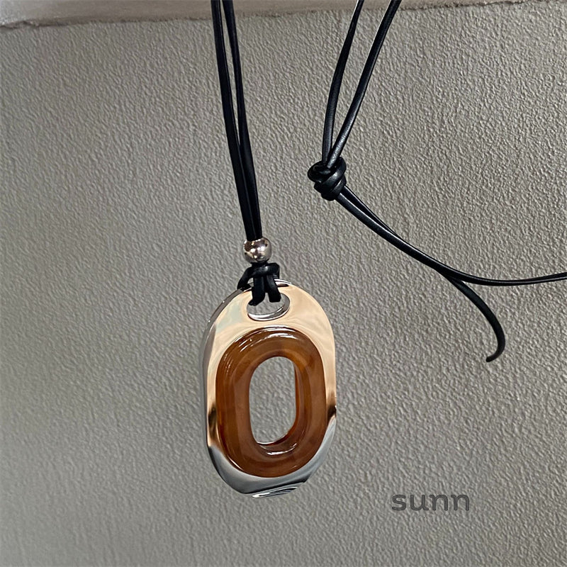 Anjali Cold Style Cutout Necklace [LC1UFGSL]