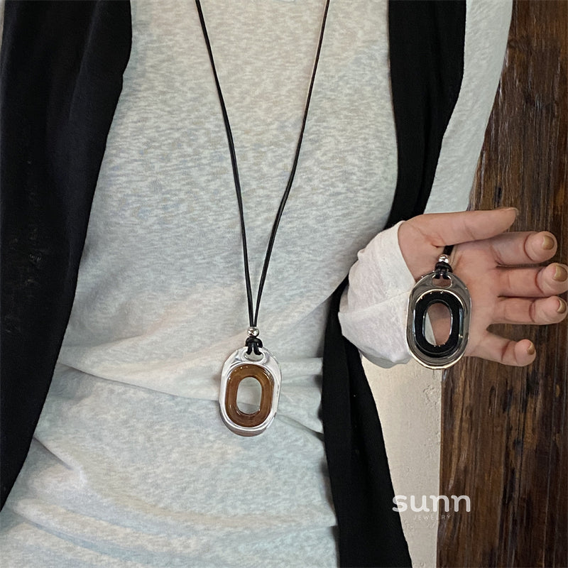Anjali Cold Style Cutout Necklace [PIH1M5W2]
