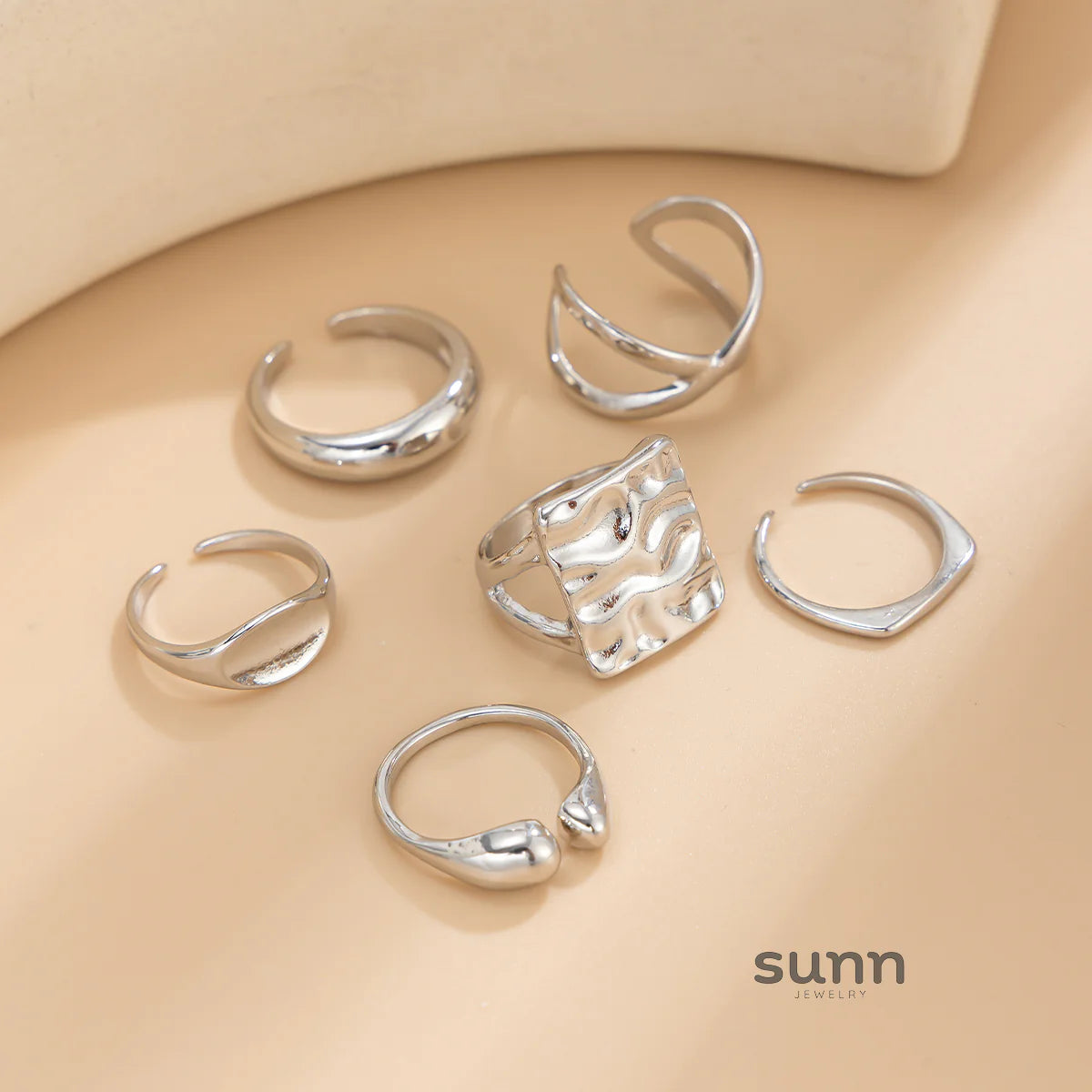 Ann Geometric Ring Set