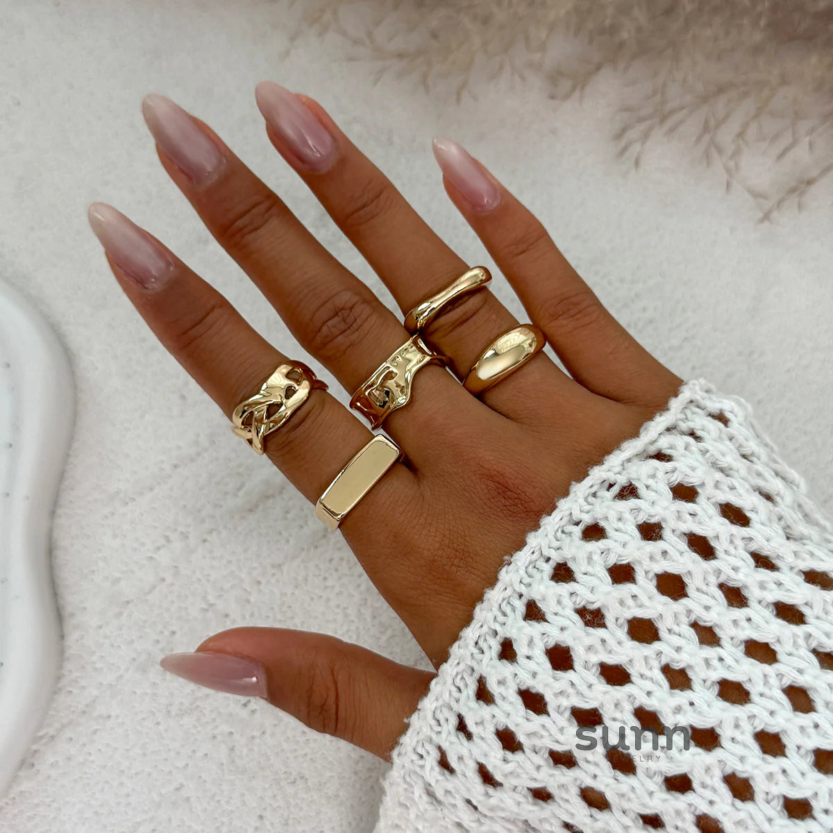 Ann Geometric Ring Set