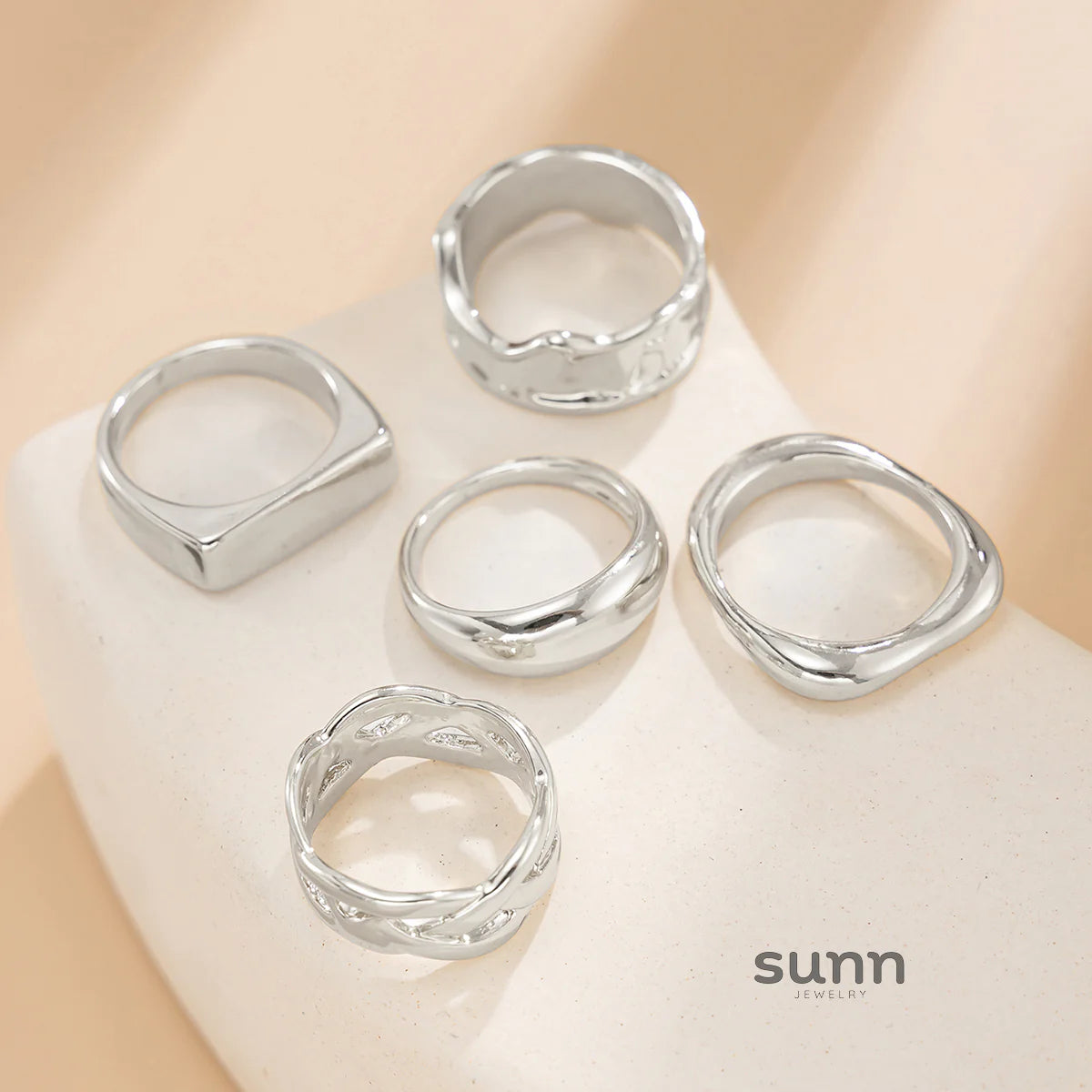 Ann Geometric Ring Set