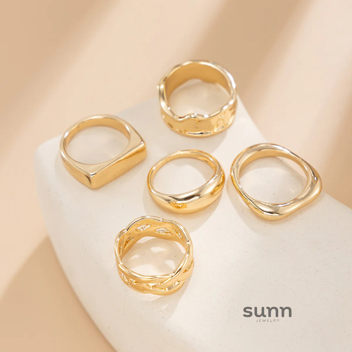 Ann Geometric Ring Set