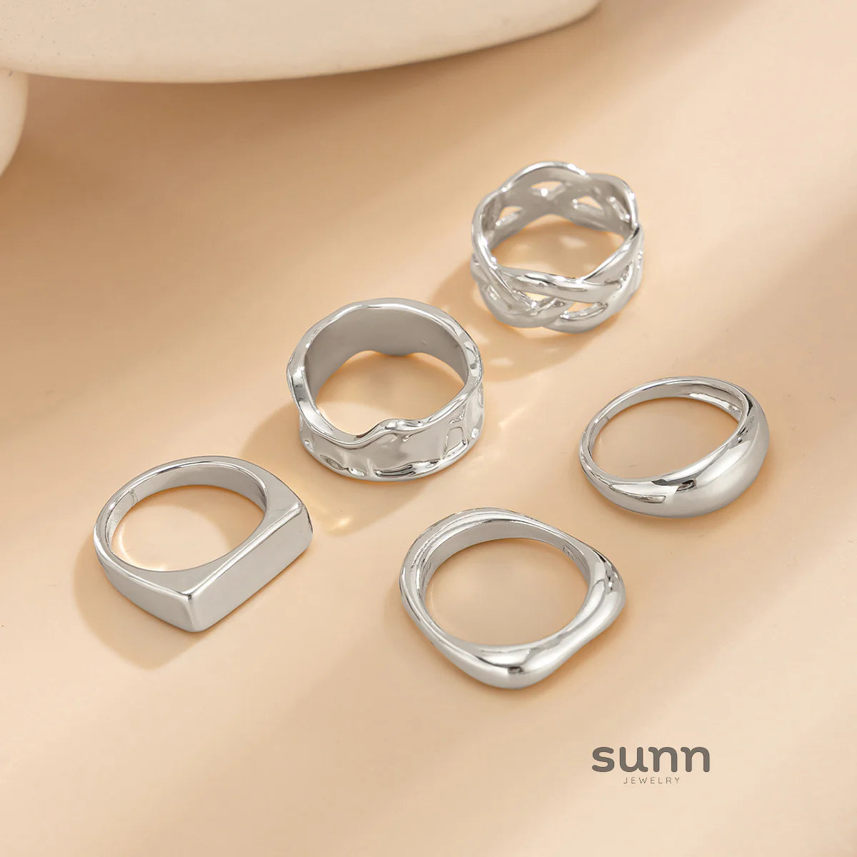 Ann Geometric Ring Set
