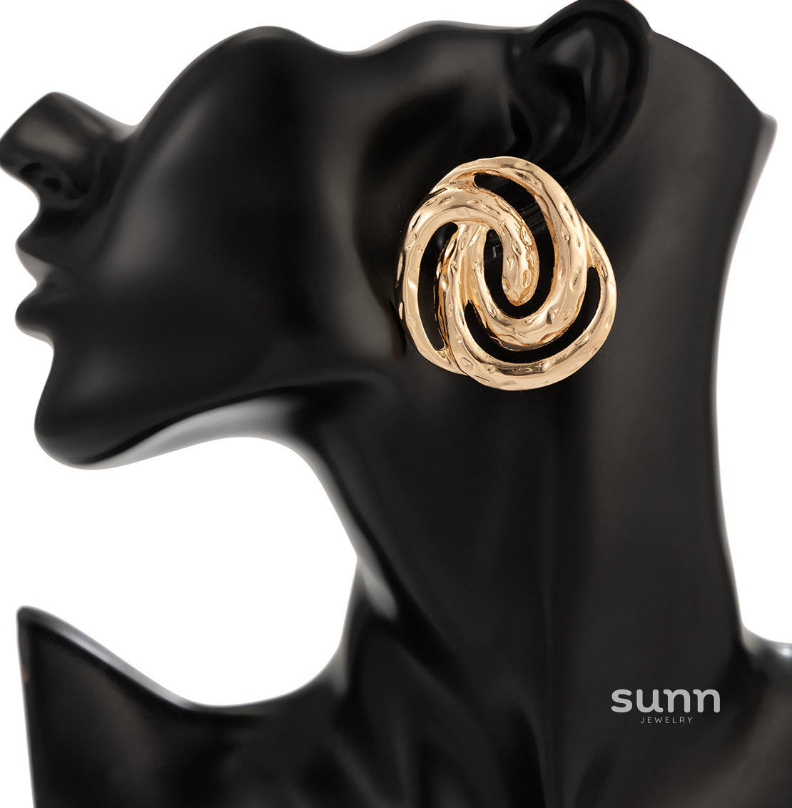 Ann Ocean-Inspired Spiral Earrings [VXFLIKSP]